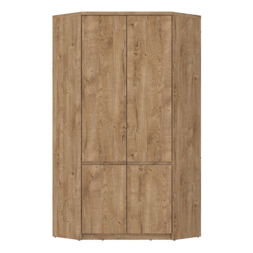 Fribo Corner Wardrobe 2 Door in Golden Ribbeck Oak