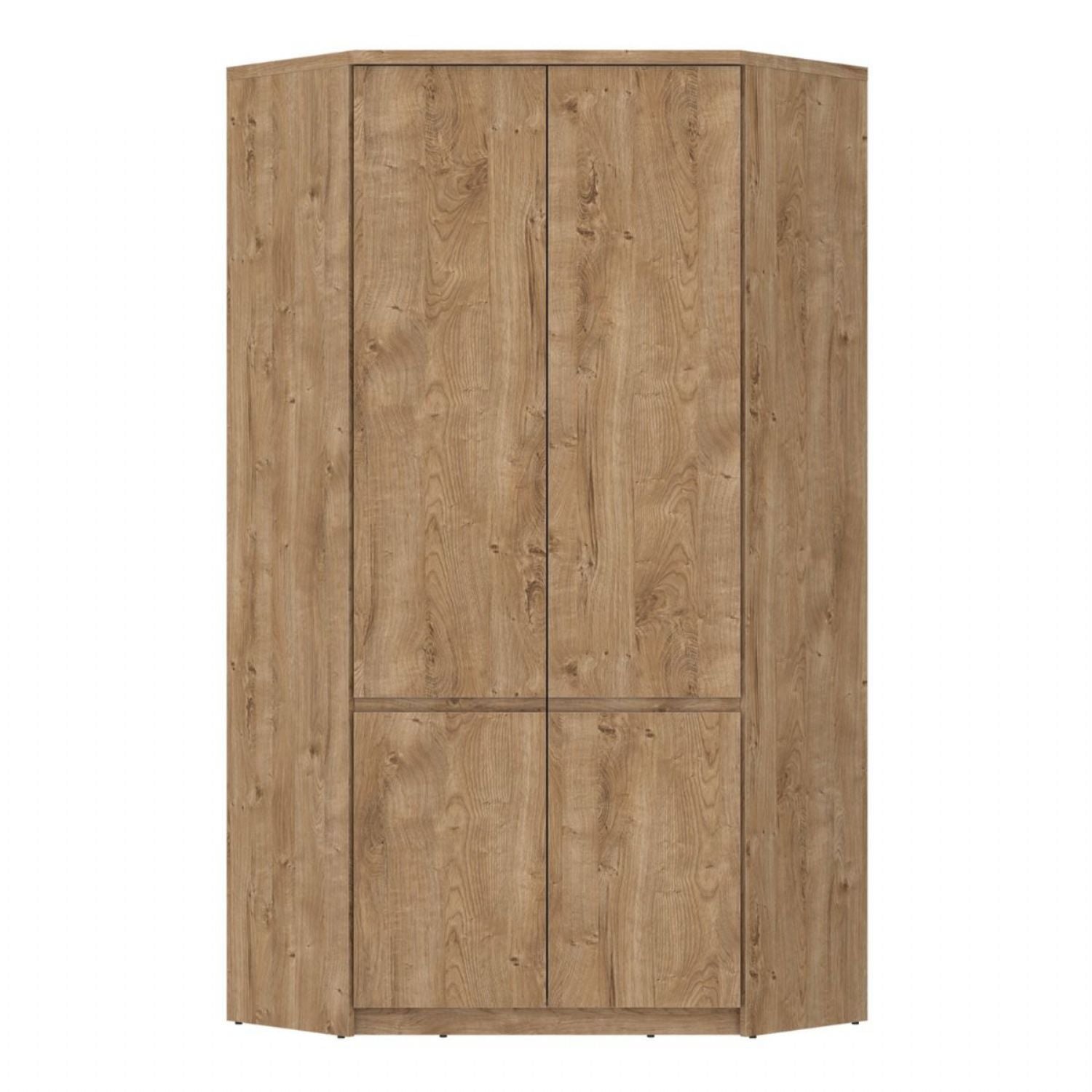 Fribo Corner Wardrobe 2 Door in Golden Ribbeck Oak