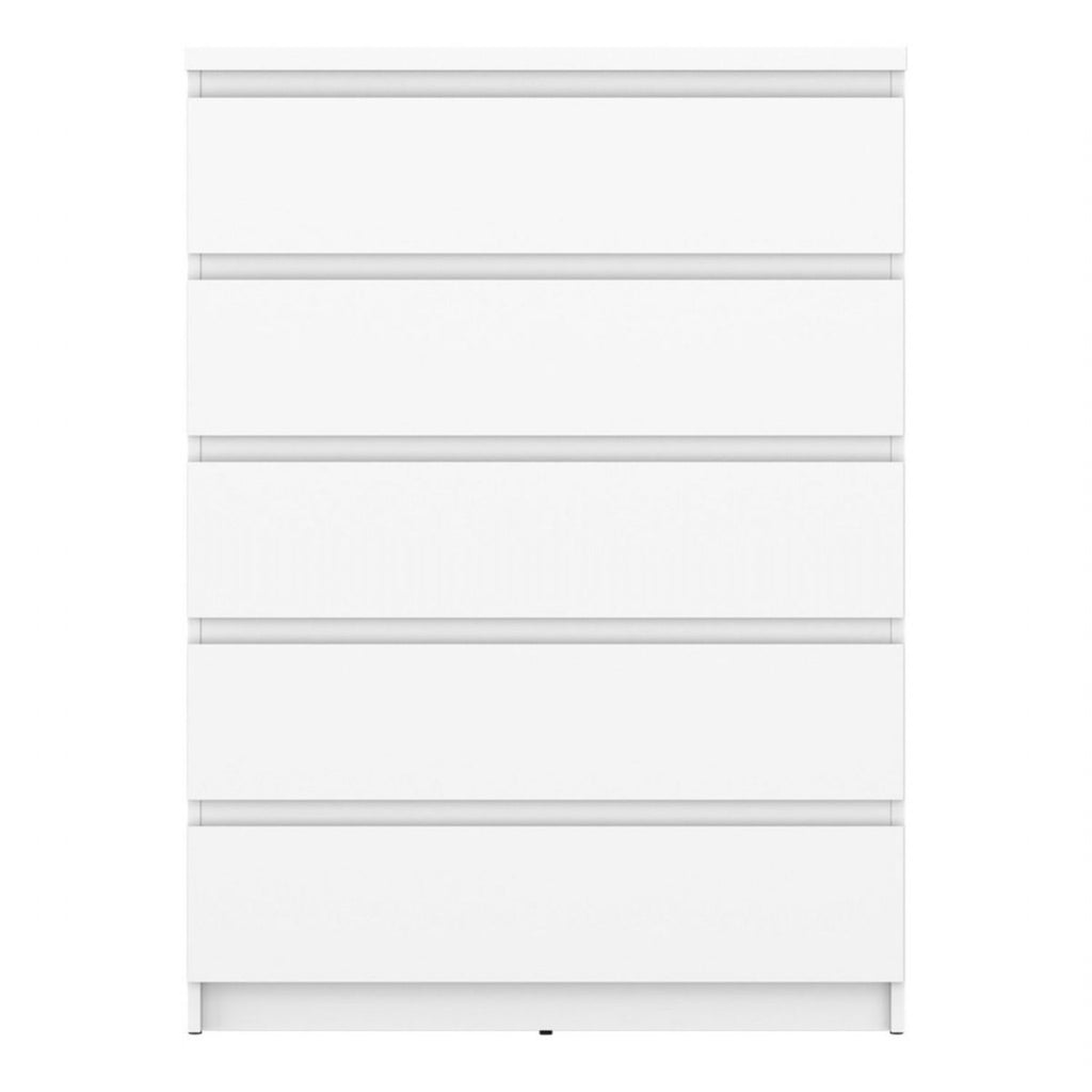 Fribo Chest Of 5 Drawers in Alpine White