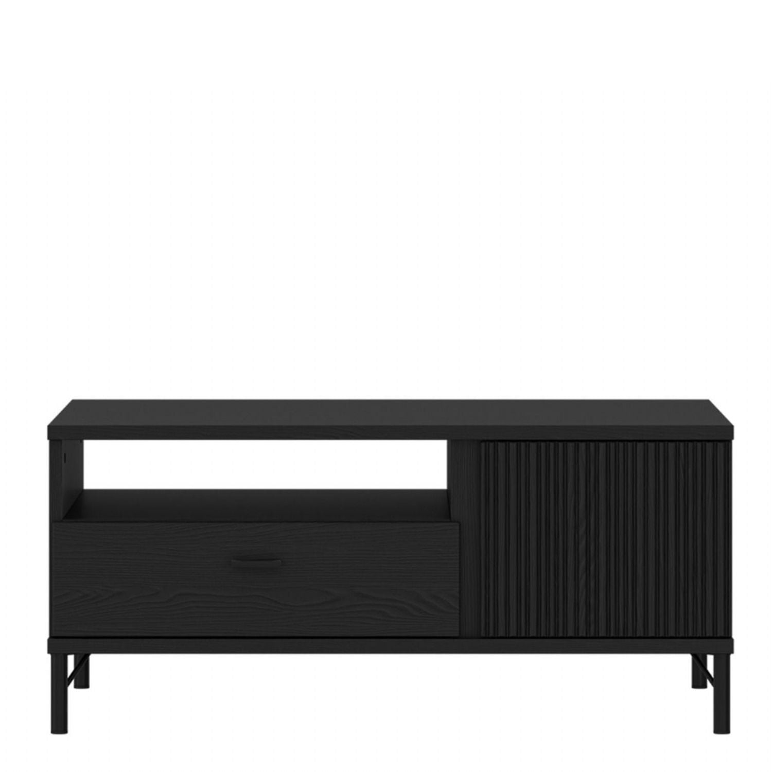 Lusaka Coffee Table 2 Door 1 Drawer in Black Graphite