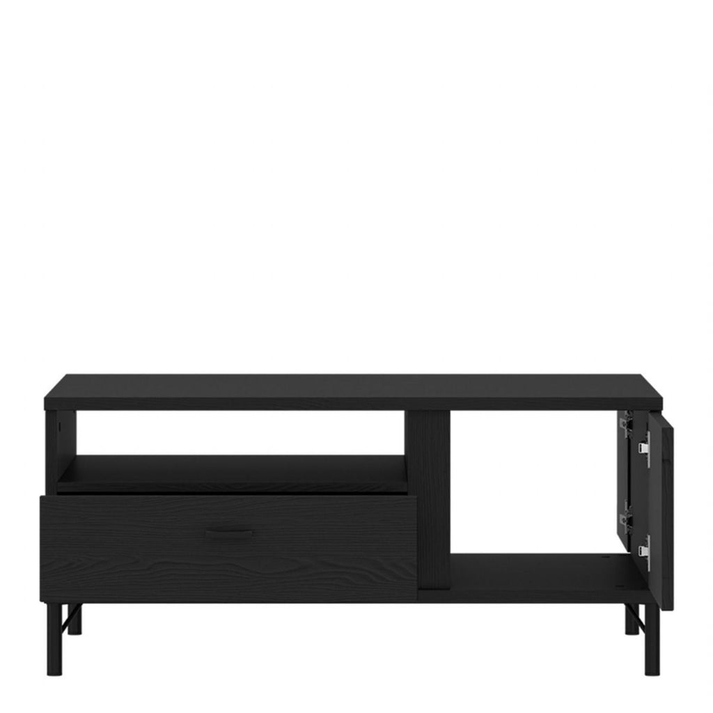 Lusaka Coffee Table 2 Door 1 Drawer in Black Graphite