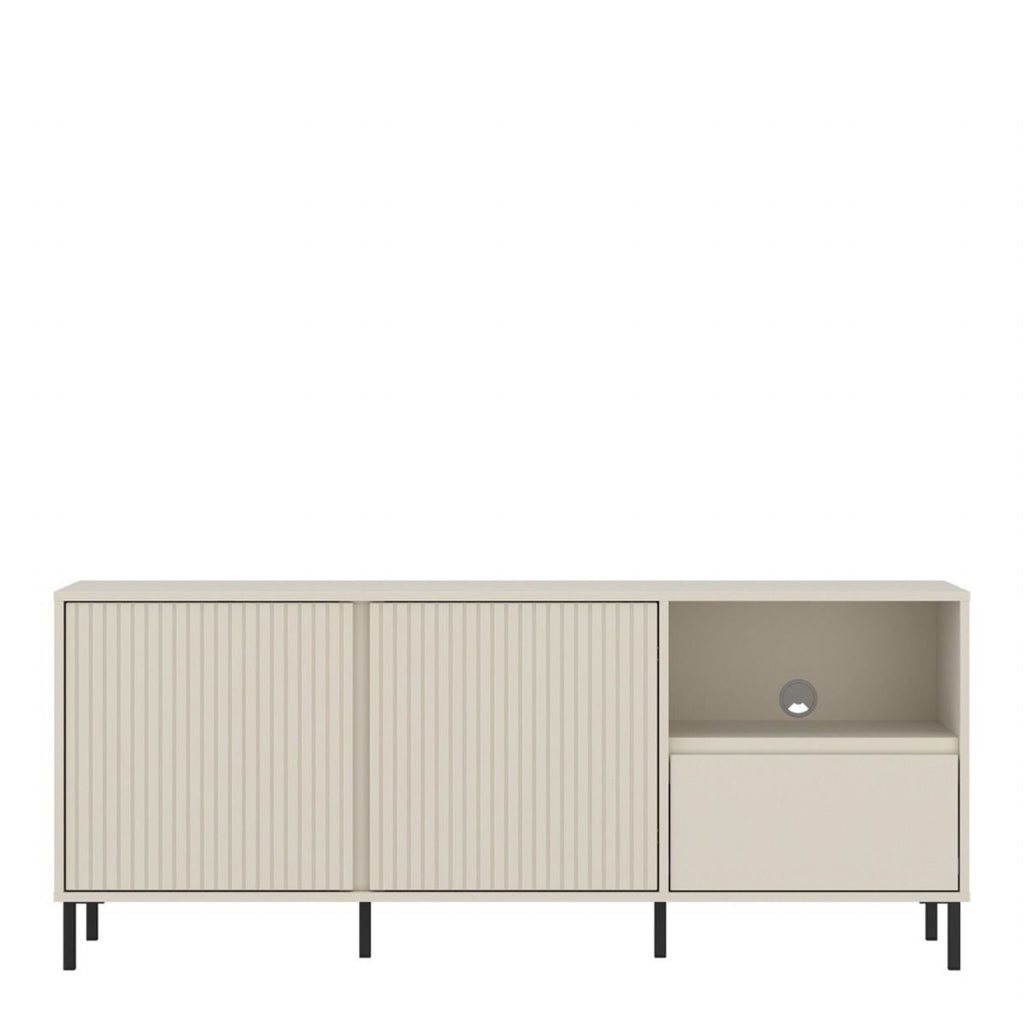 Avenale Wide TV Cabinet 2 Door 1 Drawer in Cashmere