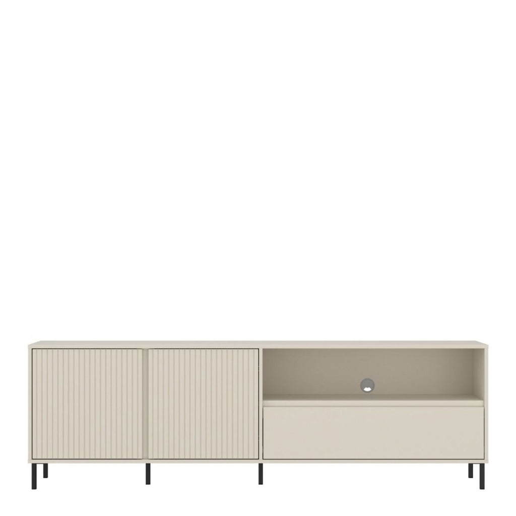 Avenale TV Cabinet 2 Door 1 Drawer in Cashmere
