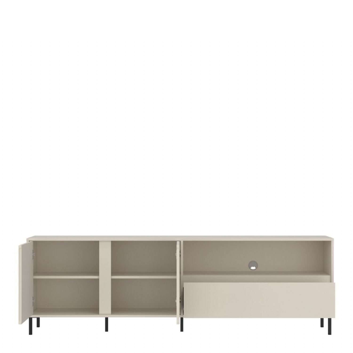 Avenale TV Cabinet 2 Door 1 Drawer in Cashmere