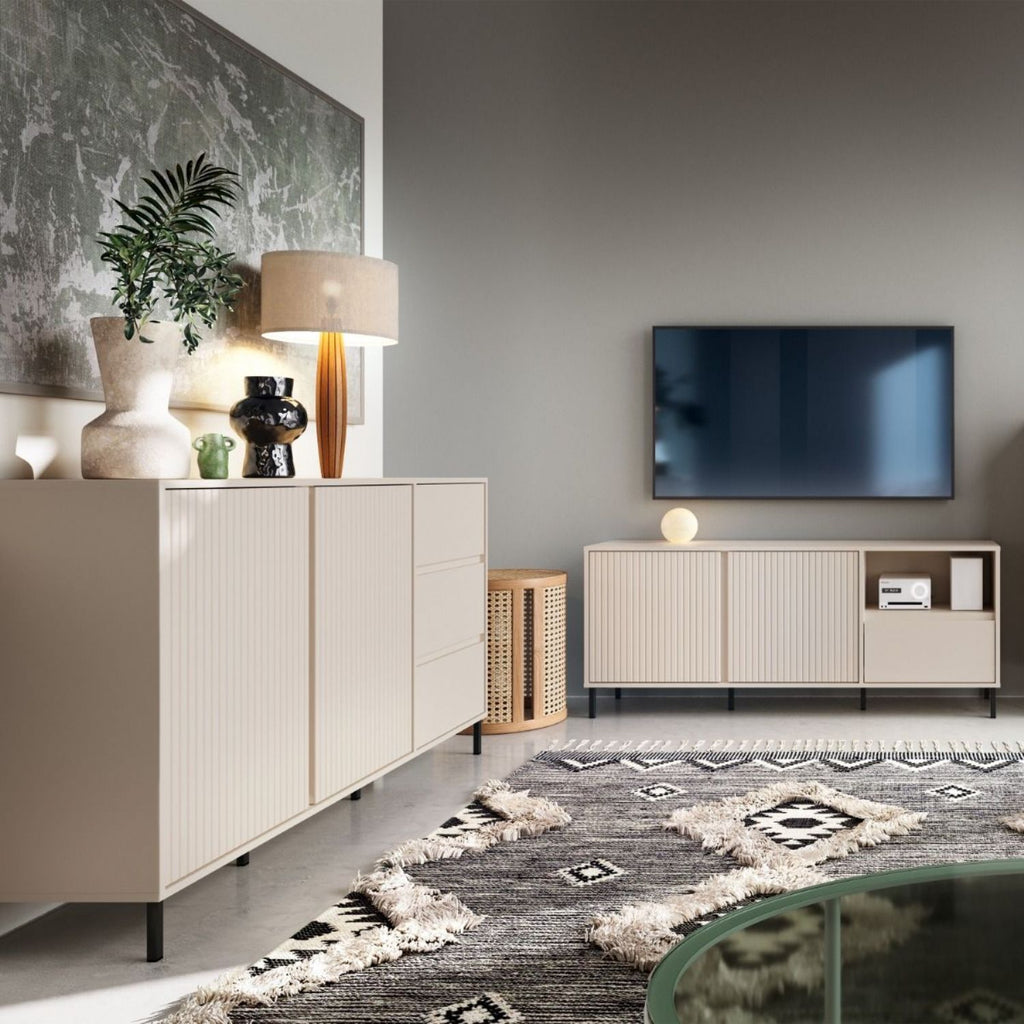 Avenale Sideboard 2 Door 3 Drawer in Cashmere