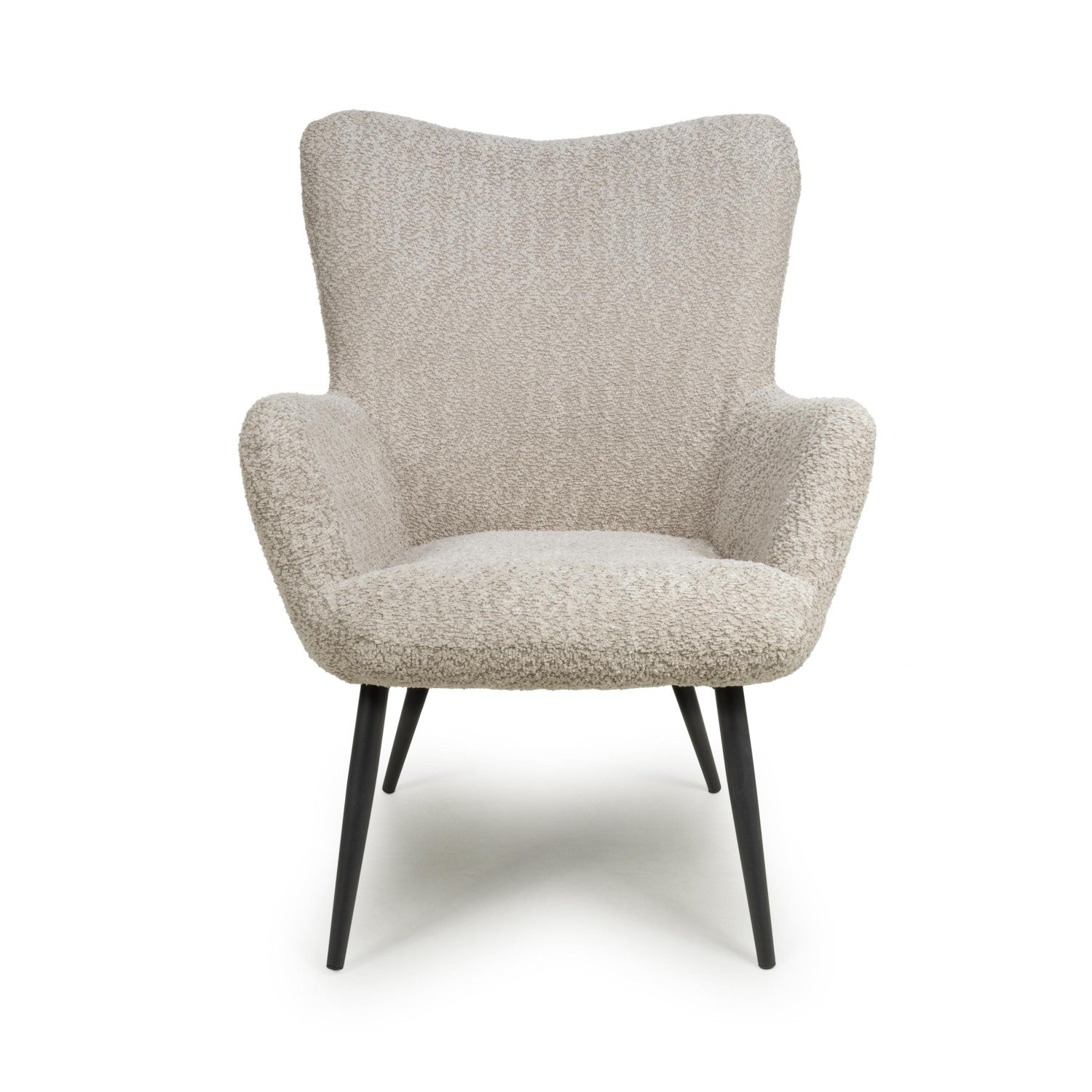 Bordeaux Textured Chenille Effect Mink Armchair