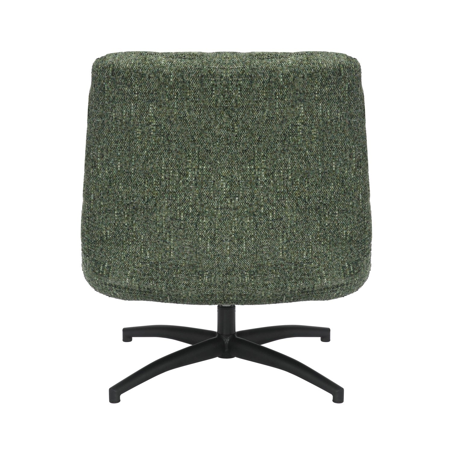 Green Fabric Occasional Relaxer Lounge Swivel Chair