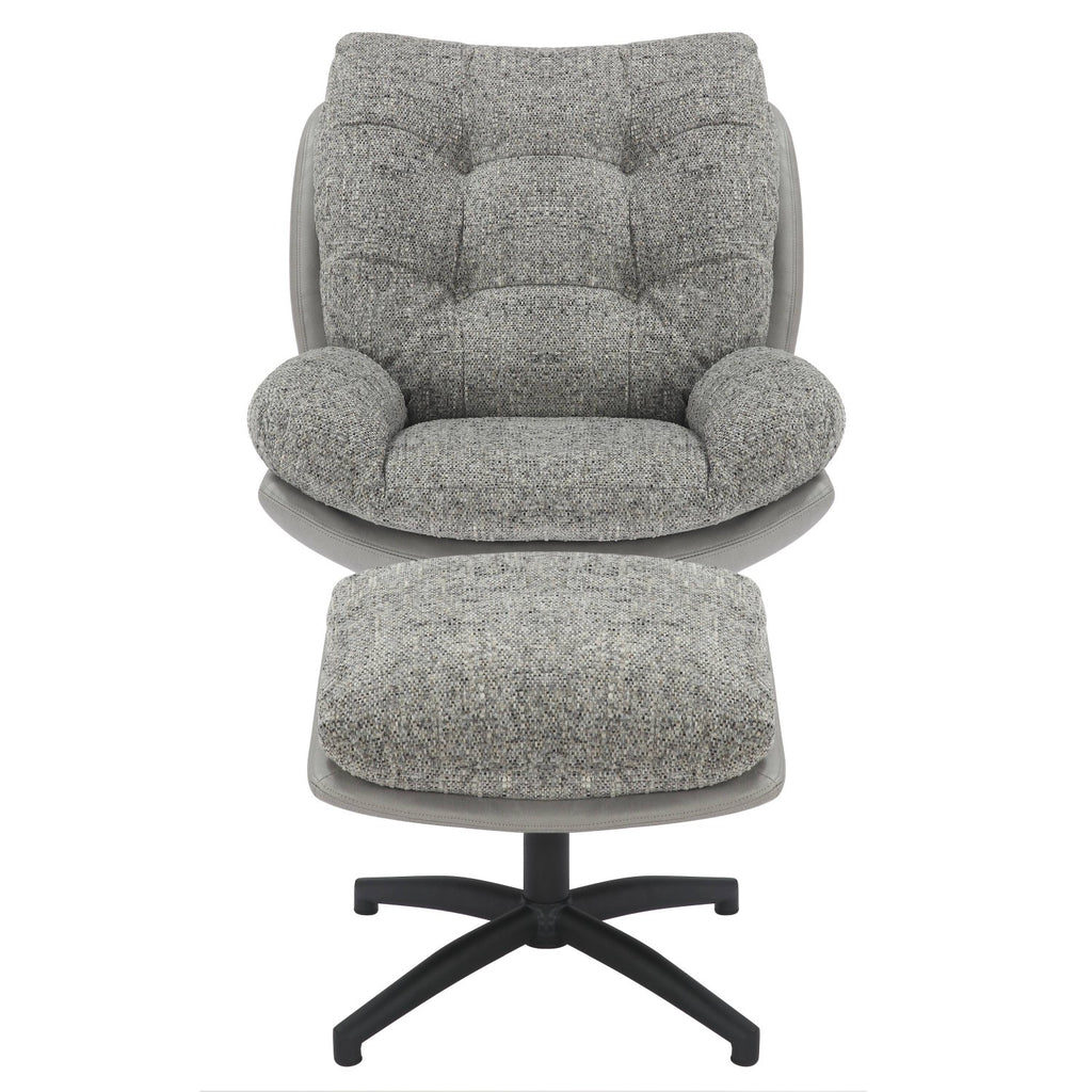 Calm Grey Lounge Chair