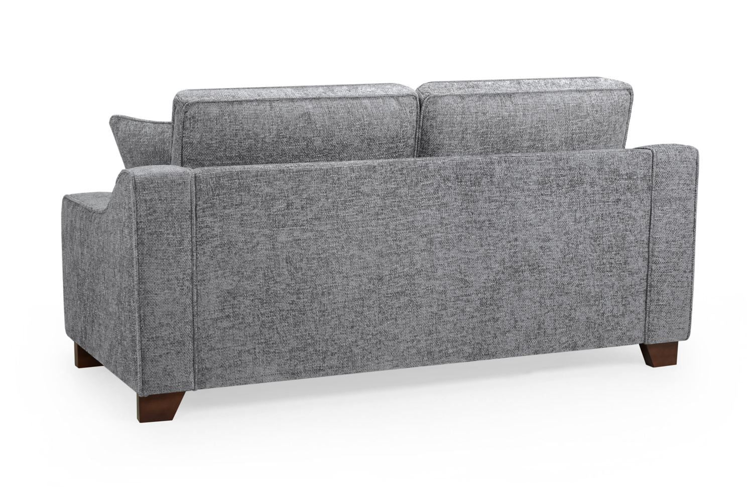 Grey Fabric Standard Back 3 Seater Sofa