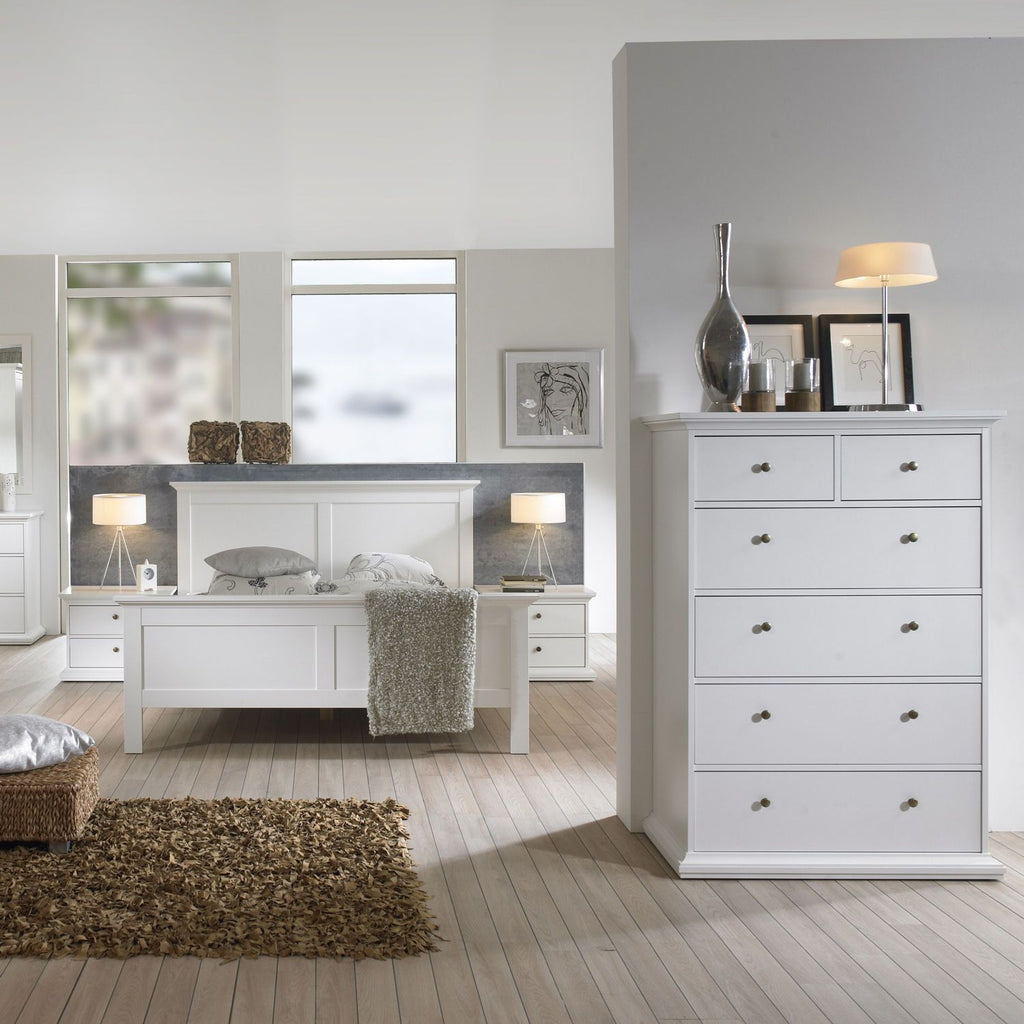 White 6ft Super King Size Bed