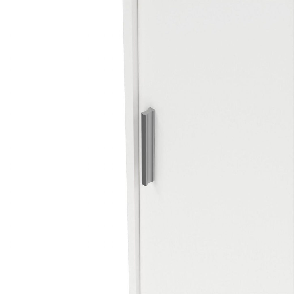 Naia Wardrobe with 2 Sliding Doors + 1 Door + 3 Drawers in White