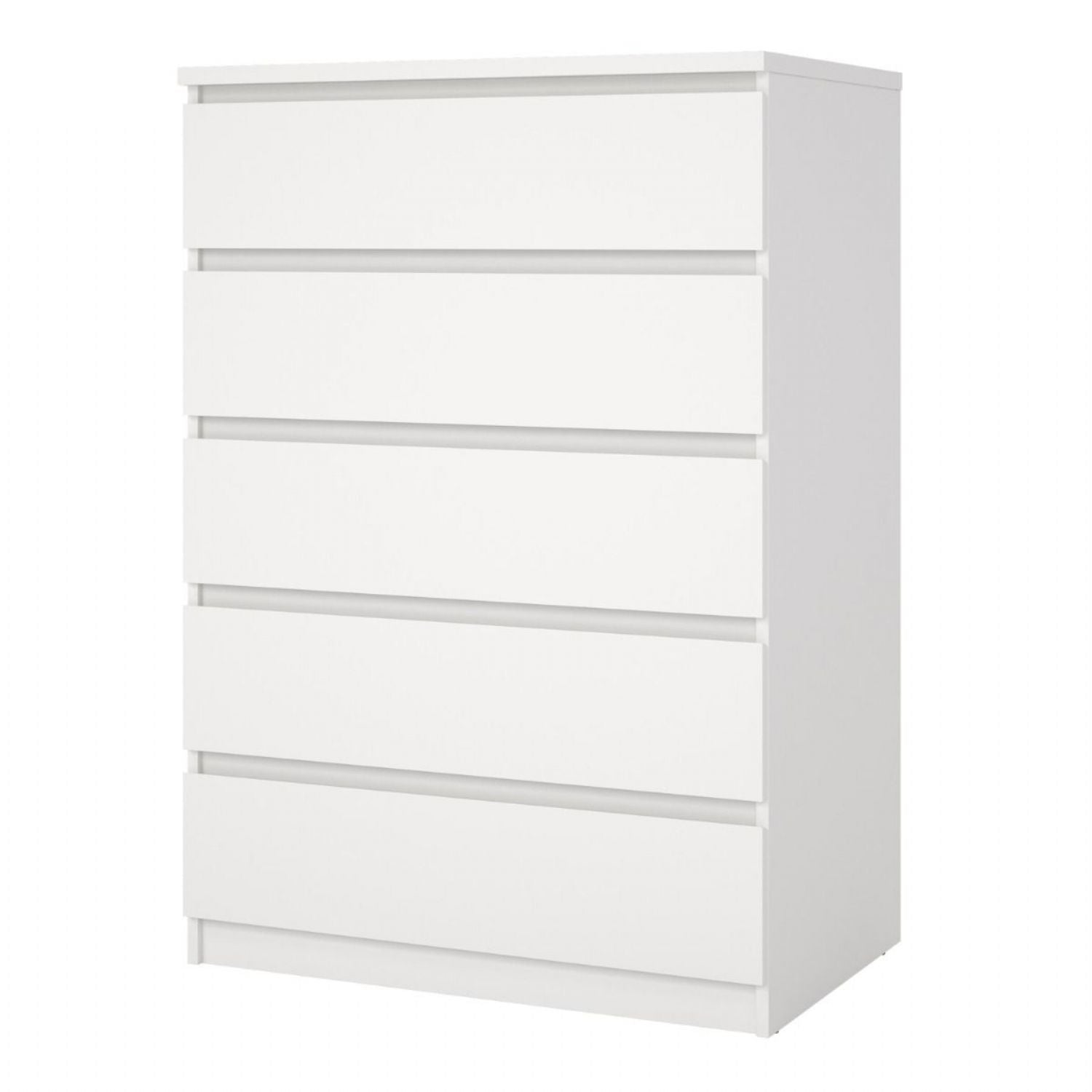 Naia Chest of 5 Drawers in White
