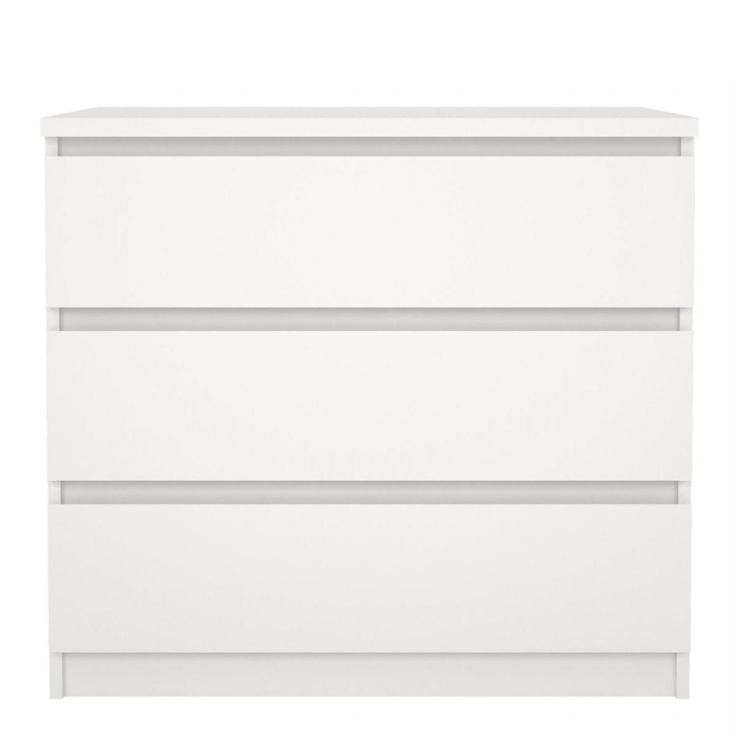 Naia Chest of 3 Drawers in White