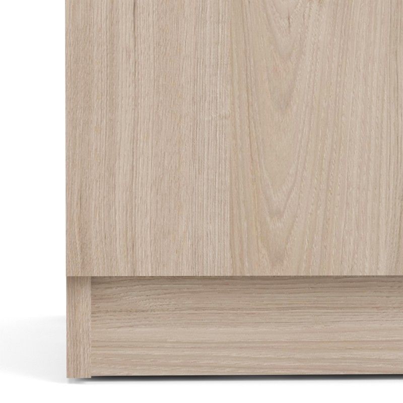 Large Sideboard 4 Drawers 2 Doors in Jackson Hickory Oak Effect Finish