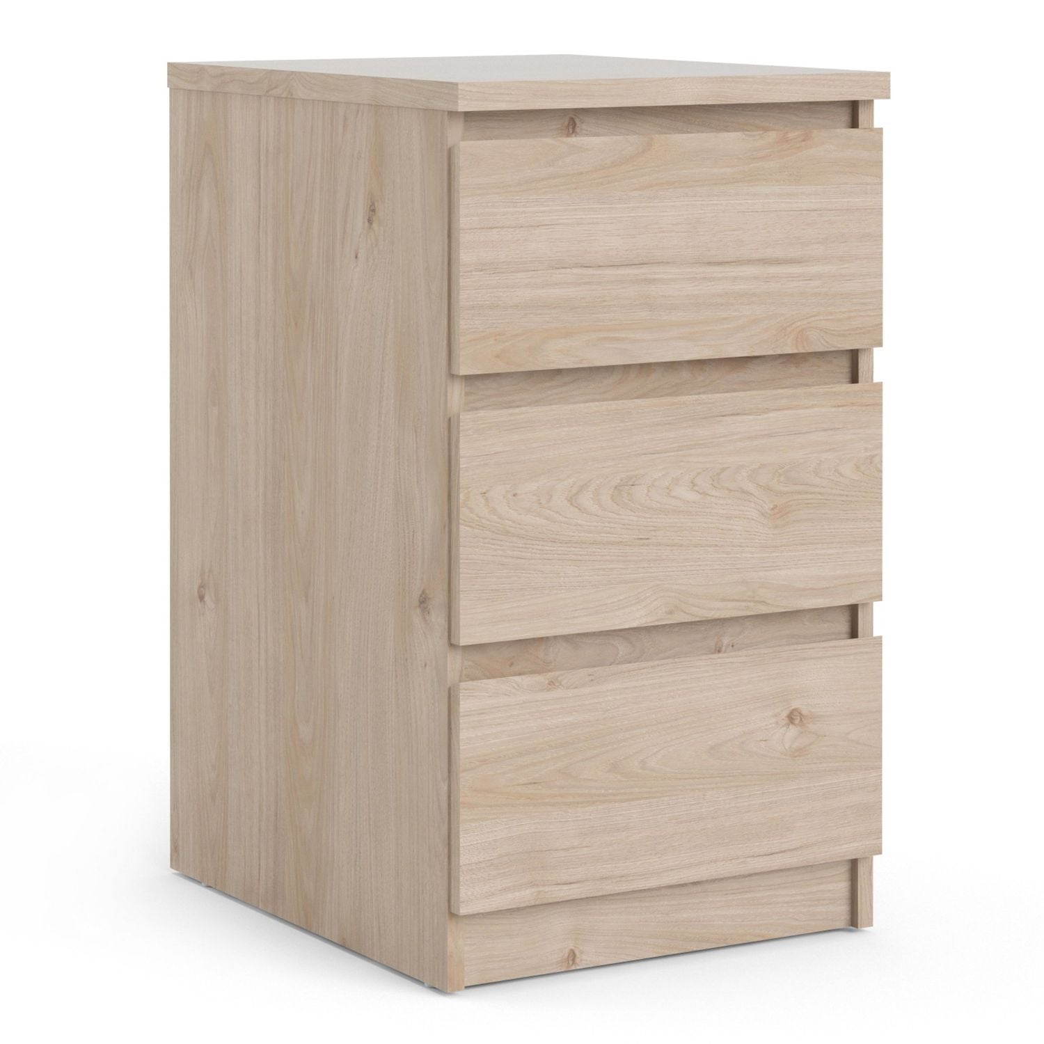 Bedside 3 Drawers in Jackson Hickory Oak