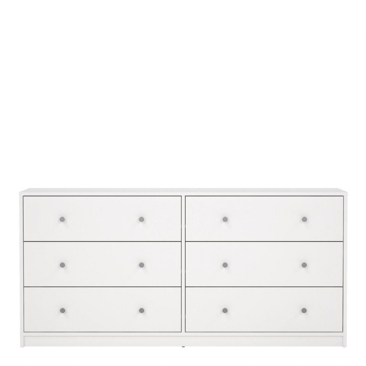 Chest of 6 Drawers (3+3) in White