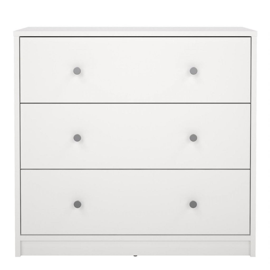 Chest of 3 Drawers in White