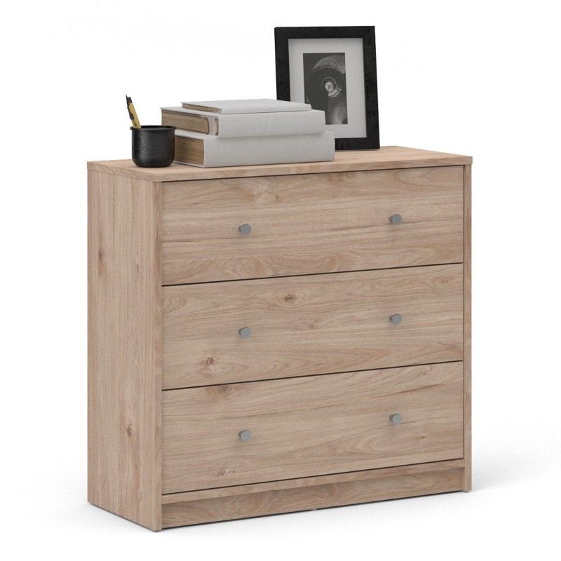 Chest of 3 Drawers in Jackson Hickory Oak