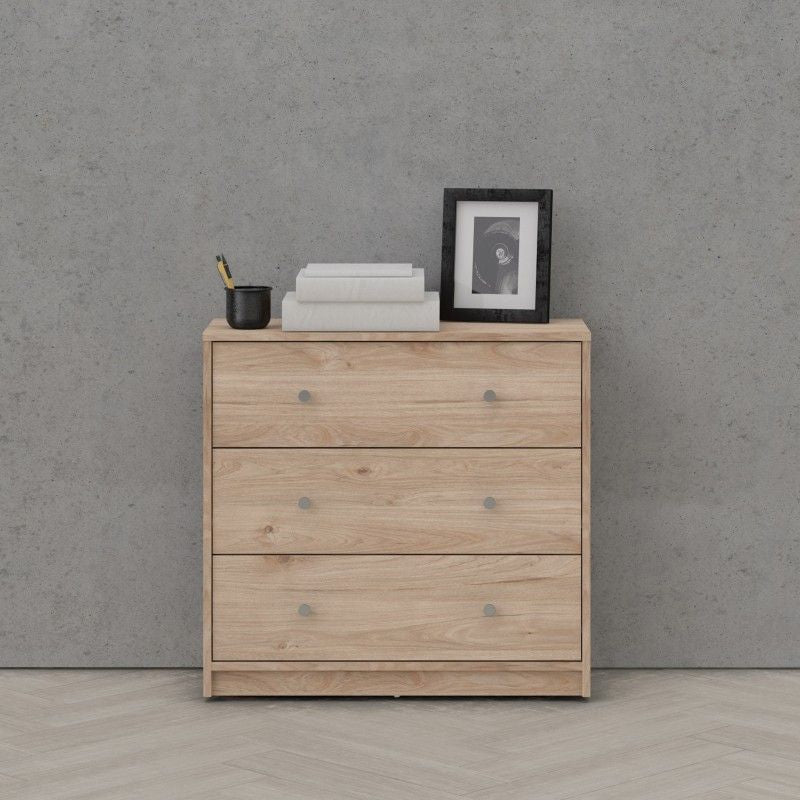 Chest of 3 Drawers in Jackson Hickory Oak