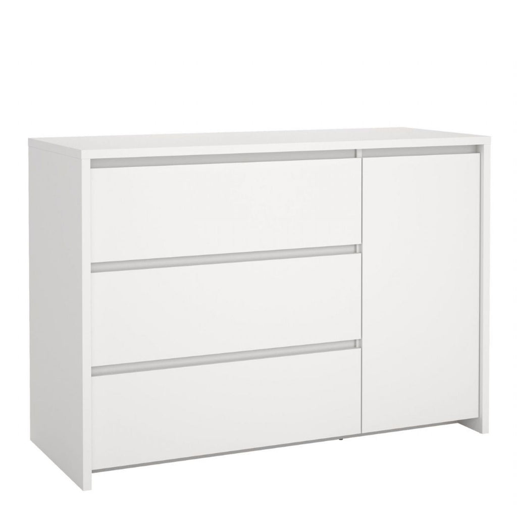 Next Sideboard with 1 Door and 3 Drawers White