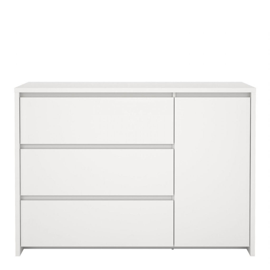 Next Sideboard with 1 Door and 3 Drawers White