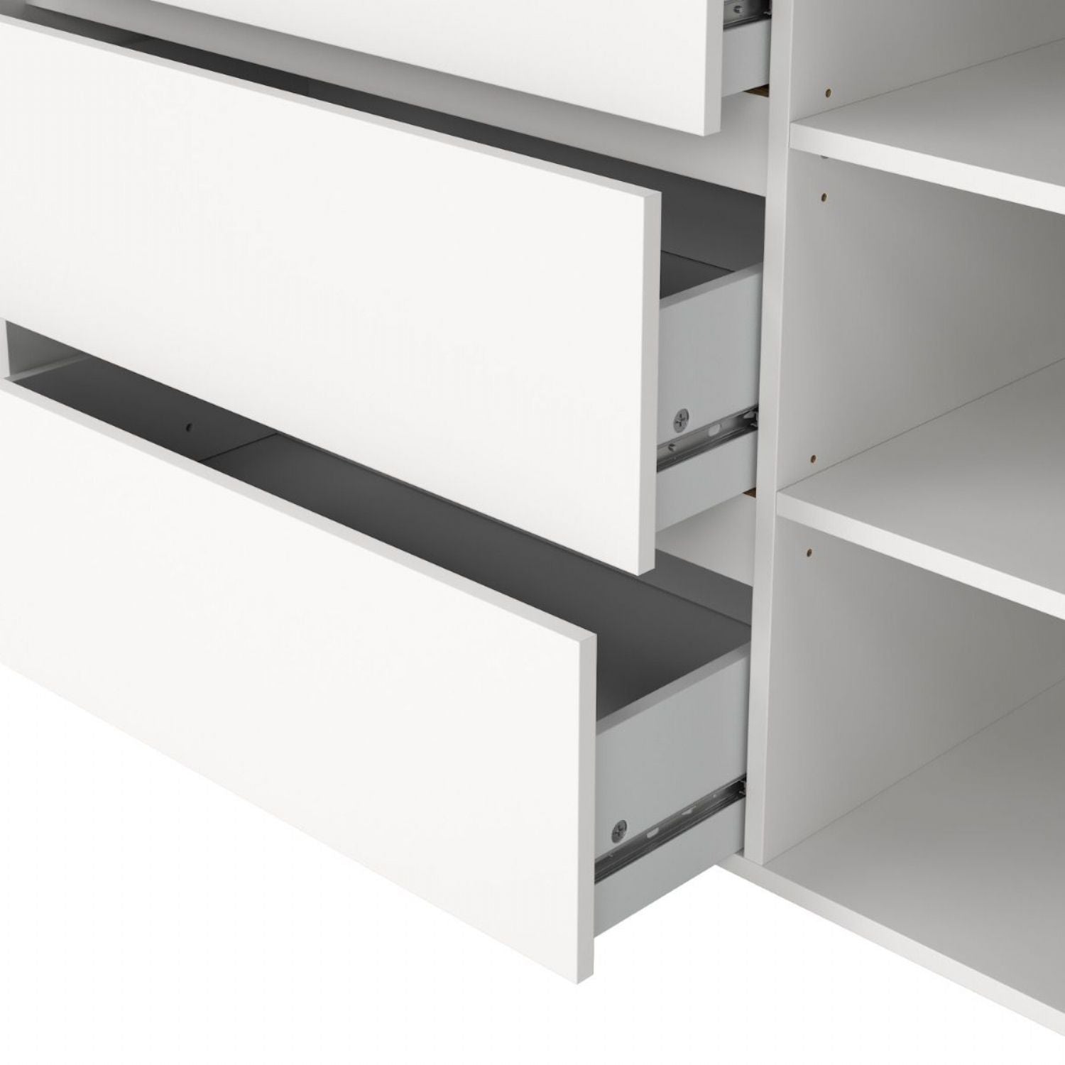 Next Sideboard with 1 Door and 3 Drawers White