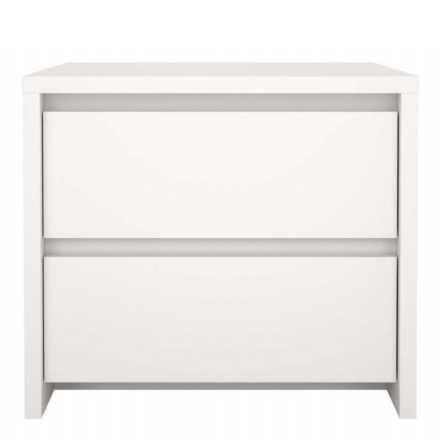 Next Nightstand 2 Drawers White