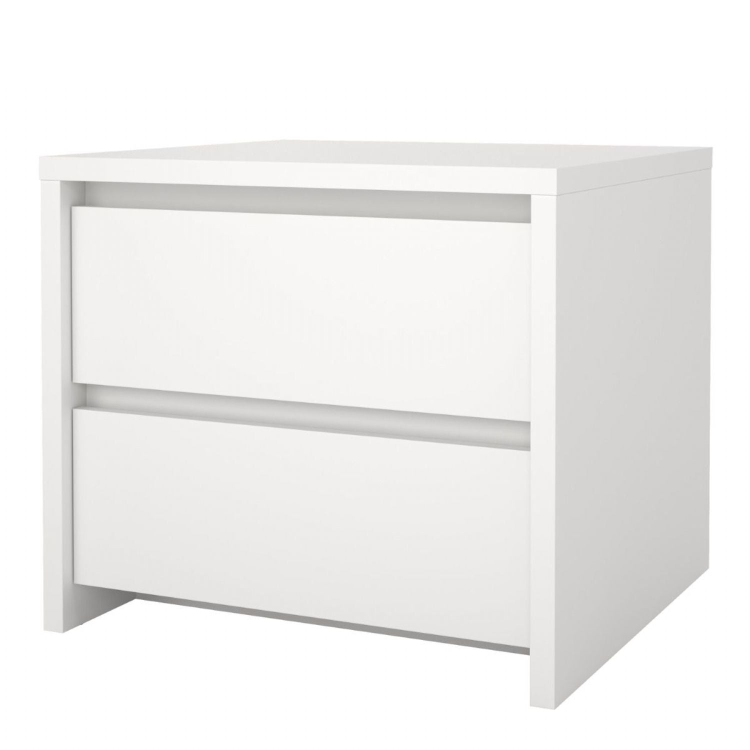 Next Nightstand 2 Drawers White