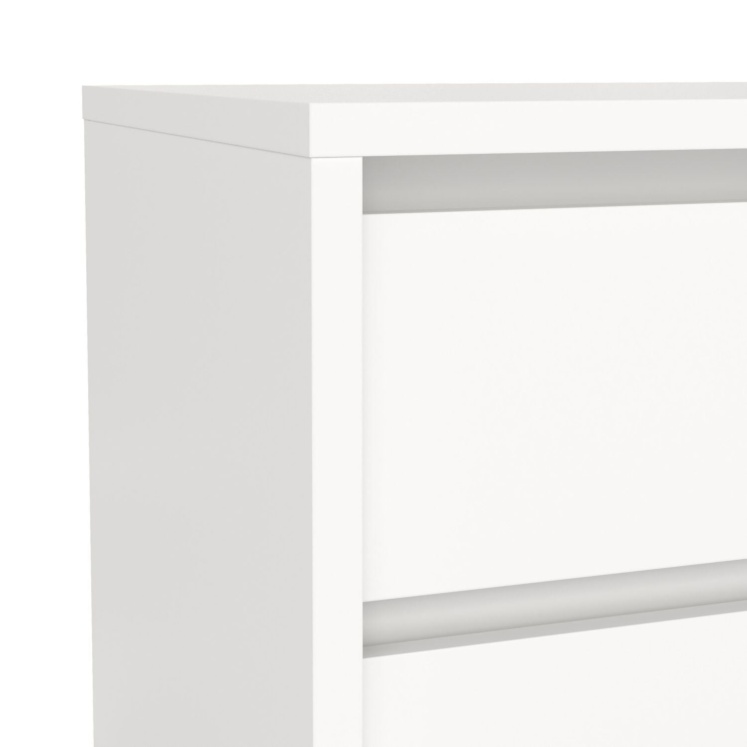 Next Nightstand 2 Drawers White