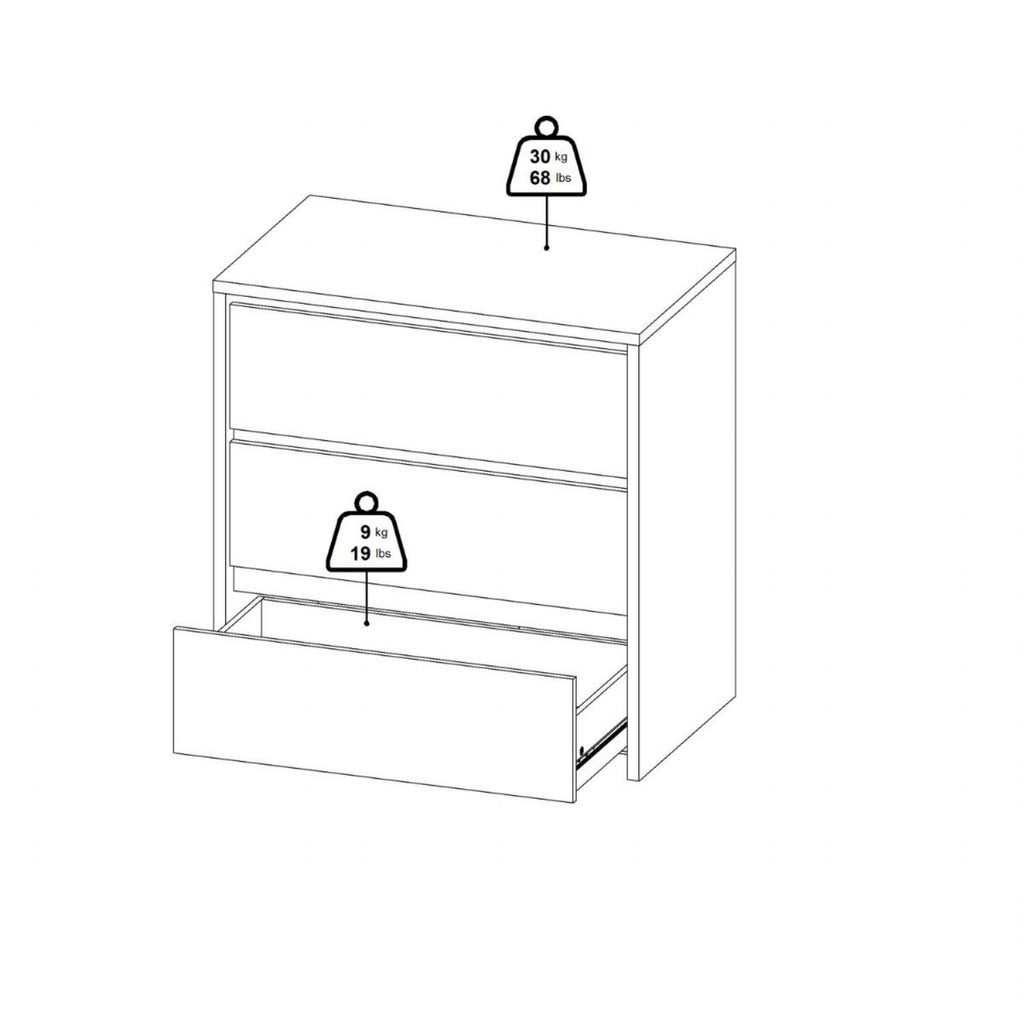 Next Chest 3 Drawers White