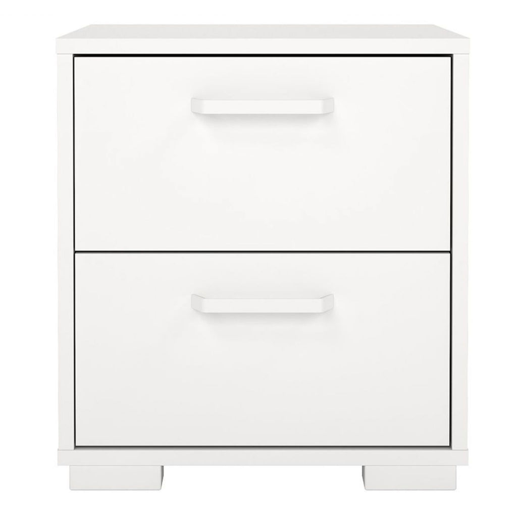 Sofia Nightstand 2 Drawers White