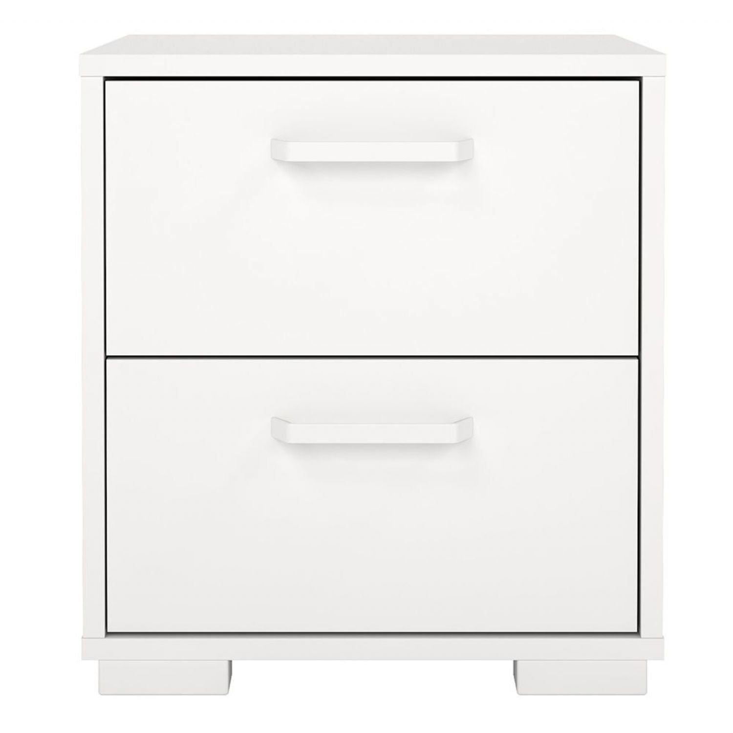 Sofia Nightstand 2 Drawers White