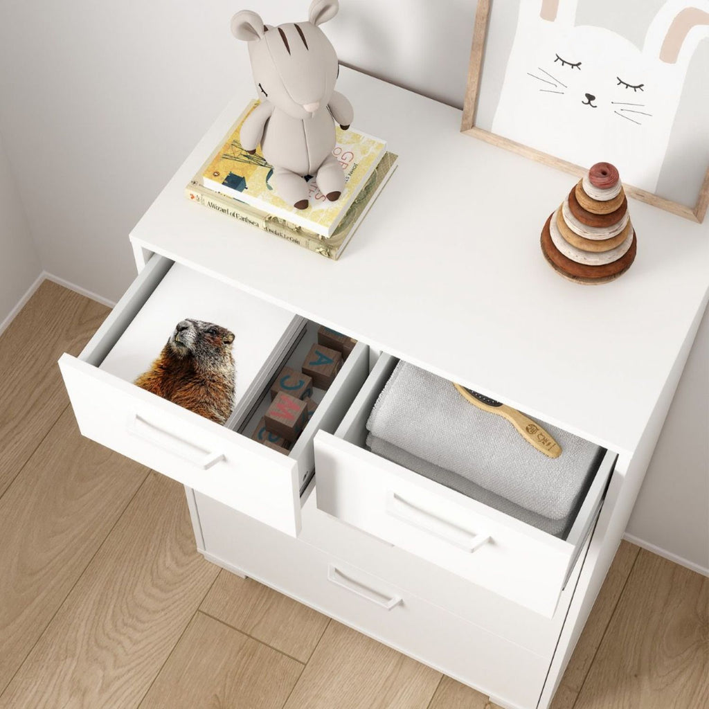 Sofia Chest 3 + 2 Drawers White