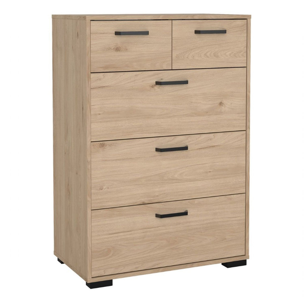 Sofia Chest 3 + 2 Drawers Jackson Hickory