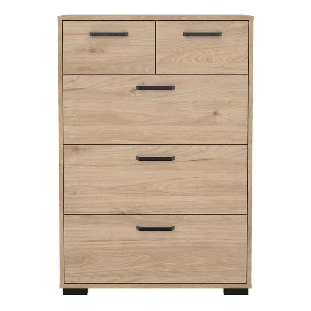 Sofia Chest 3 + 2 Drawers Jackson Hickory