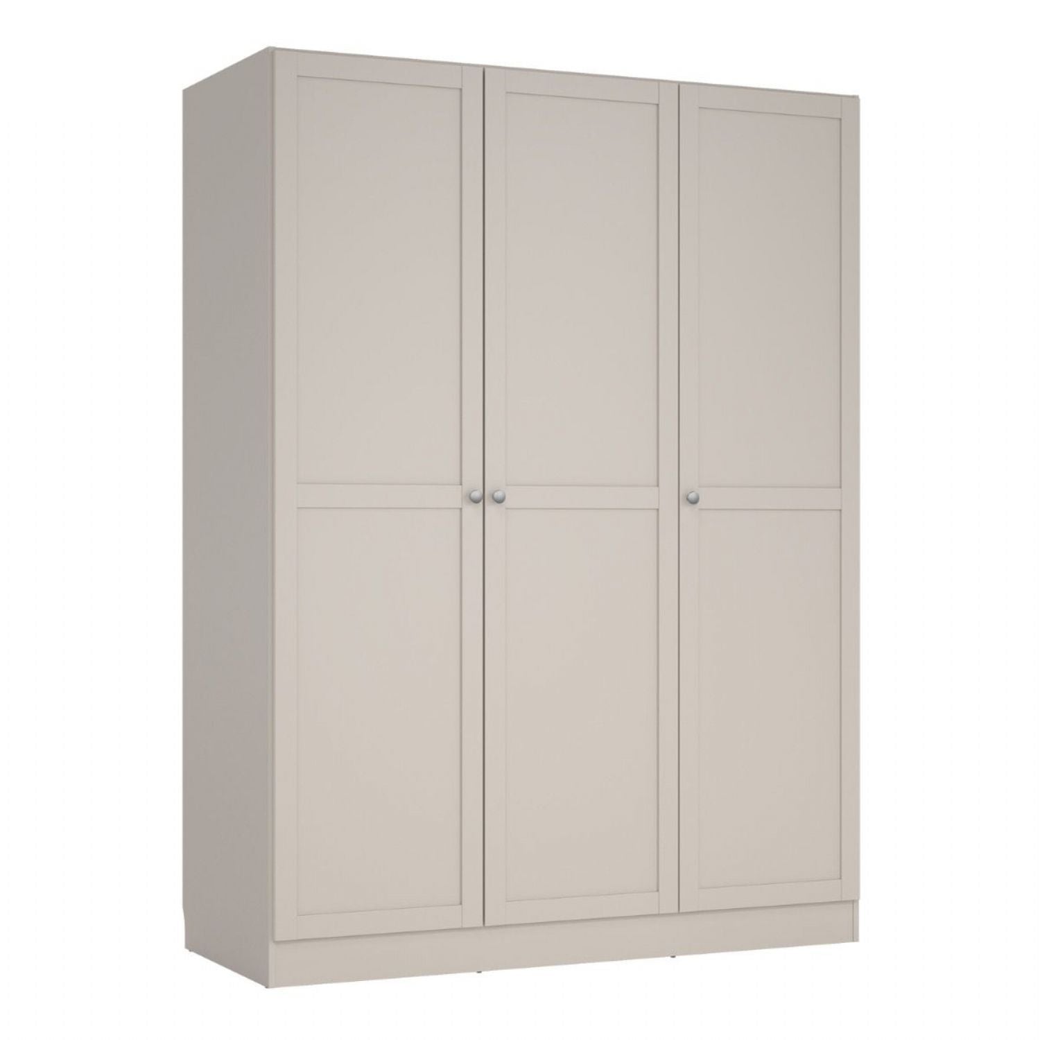 Brande Wardrobe with 3 Frame Doors in Cashmere
