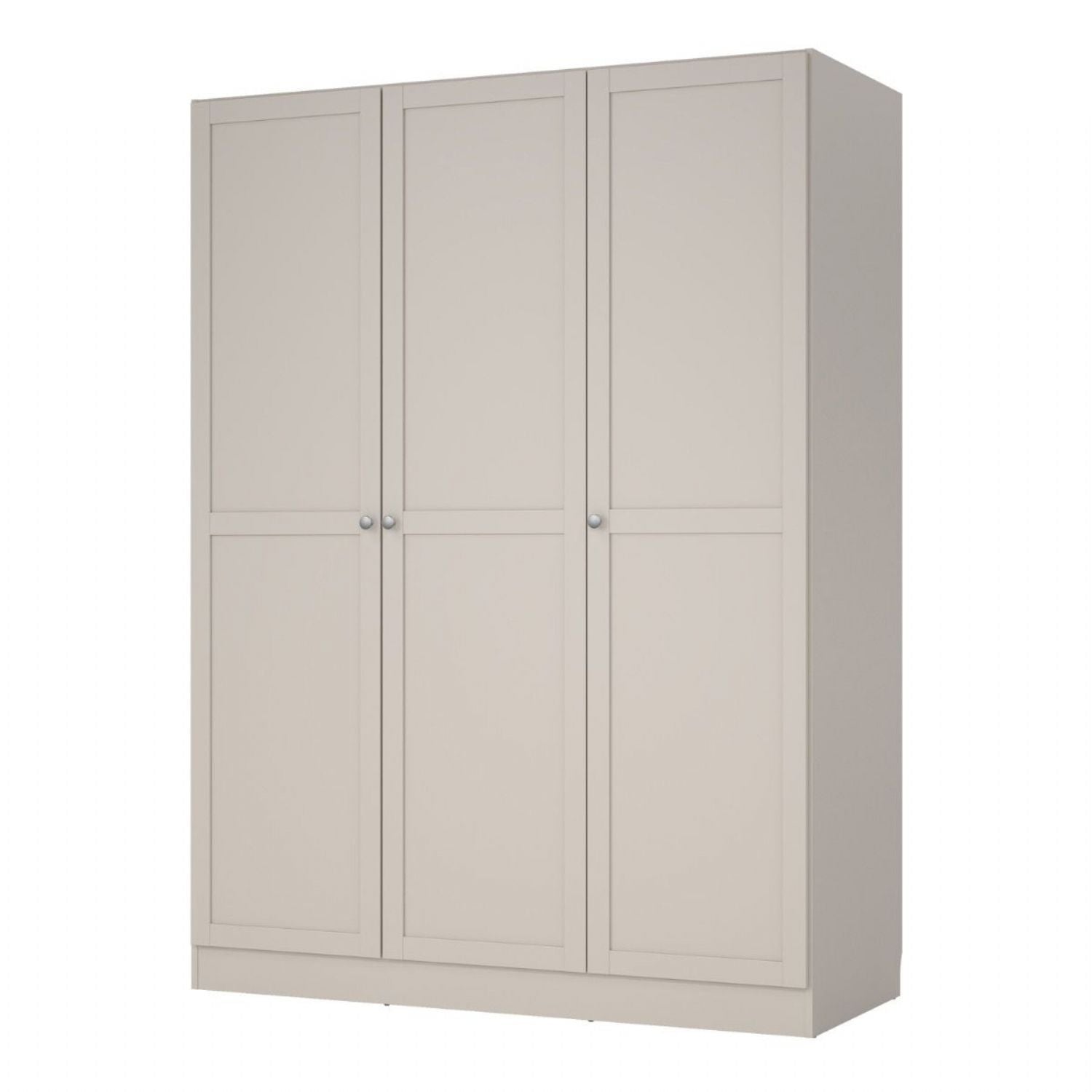 Brande Wardrobe with 3 Frame Doors in Cashmere