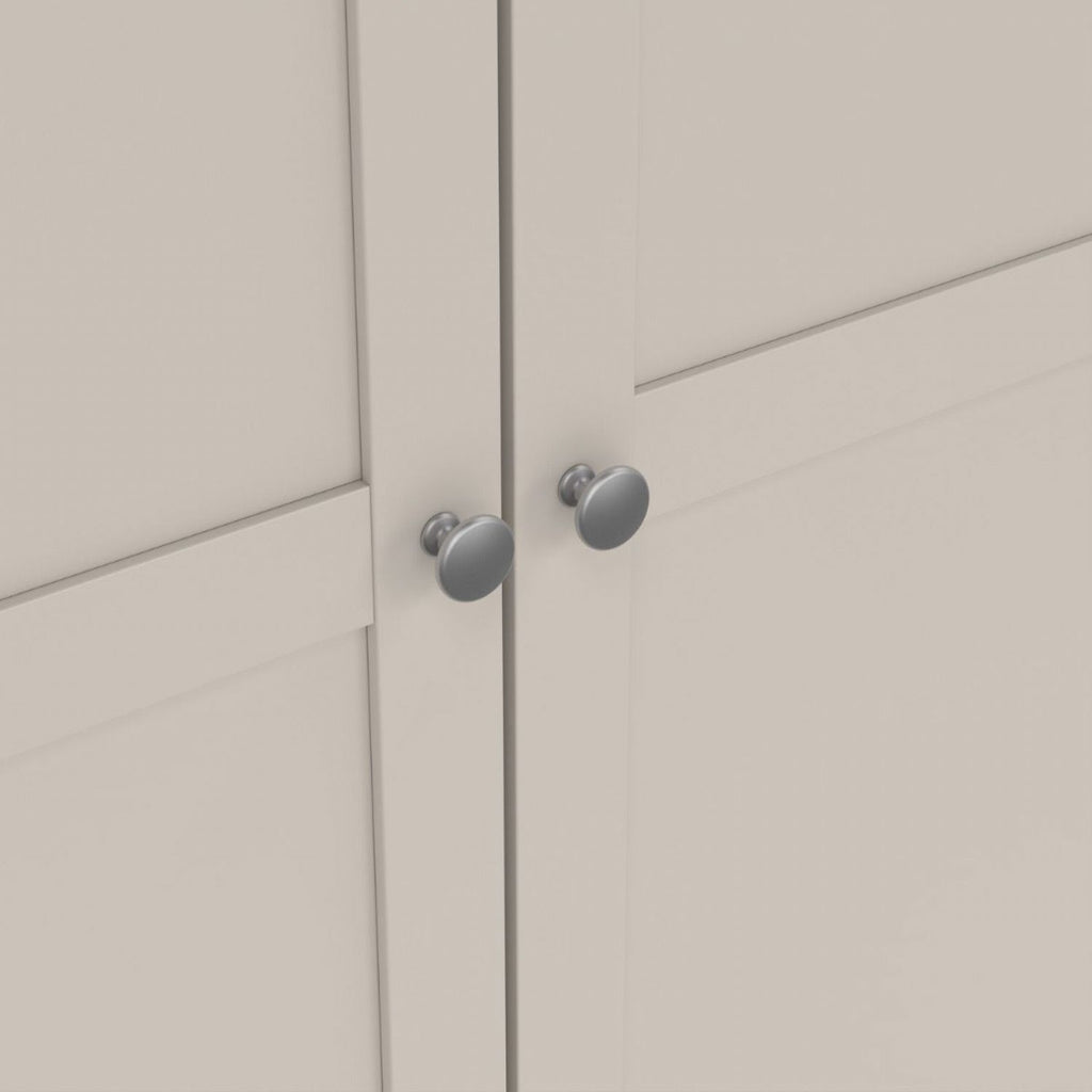 Brande Wardrobe with 3 Frame Doors in Cashmere