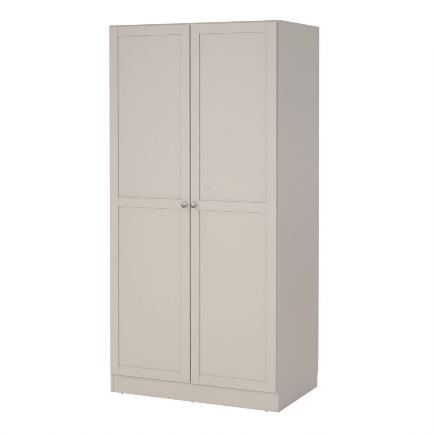 Brande Wardrobe with 2 Frame Doors in Cashmere