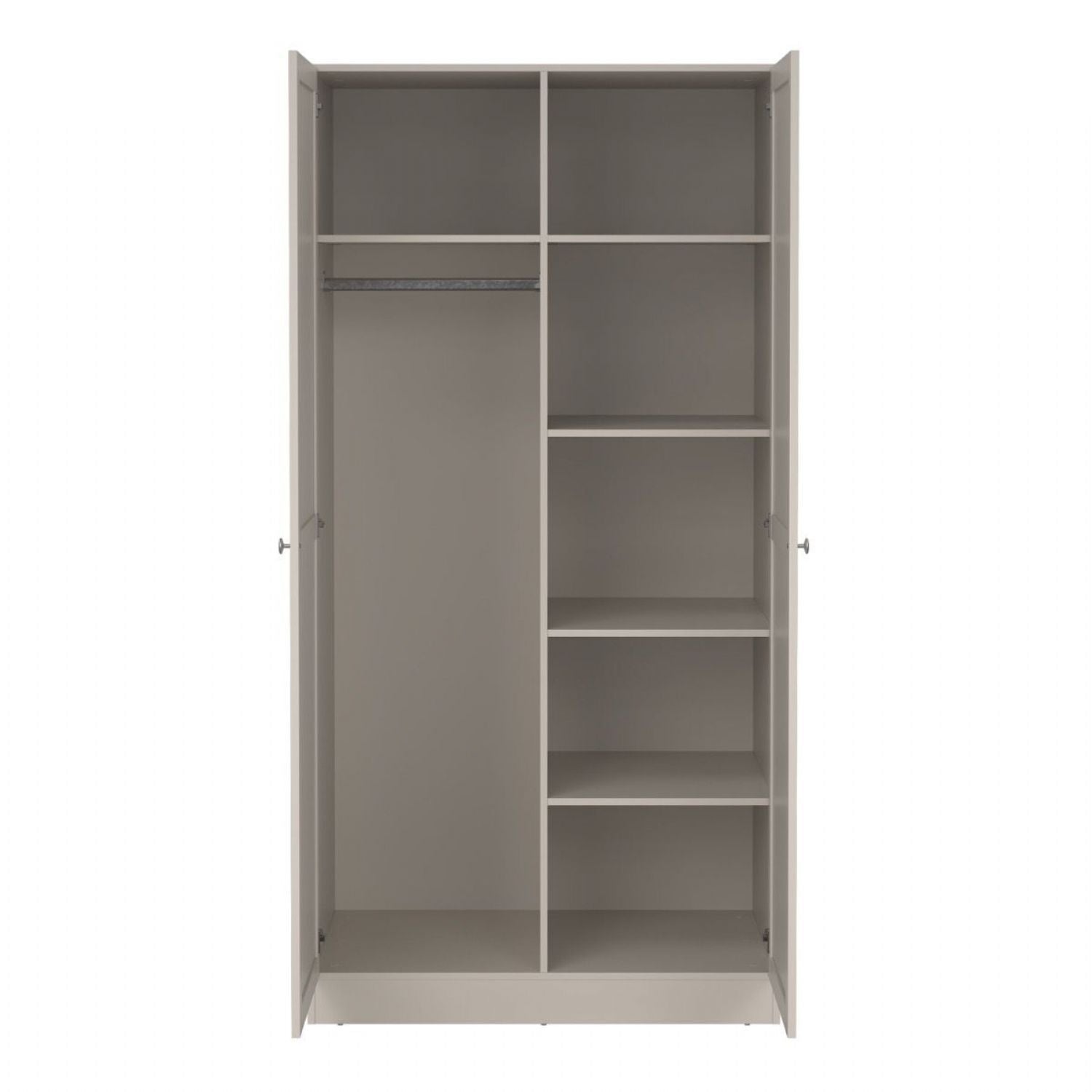 Brande Wardrobe with 2 Frame Doors in Cashmere