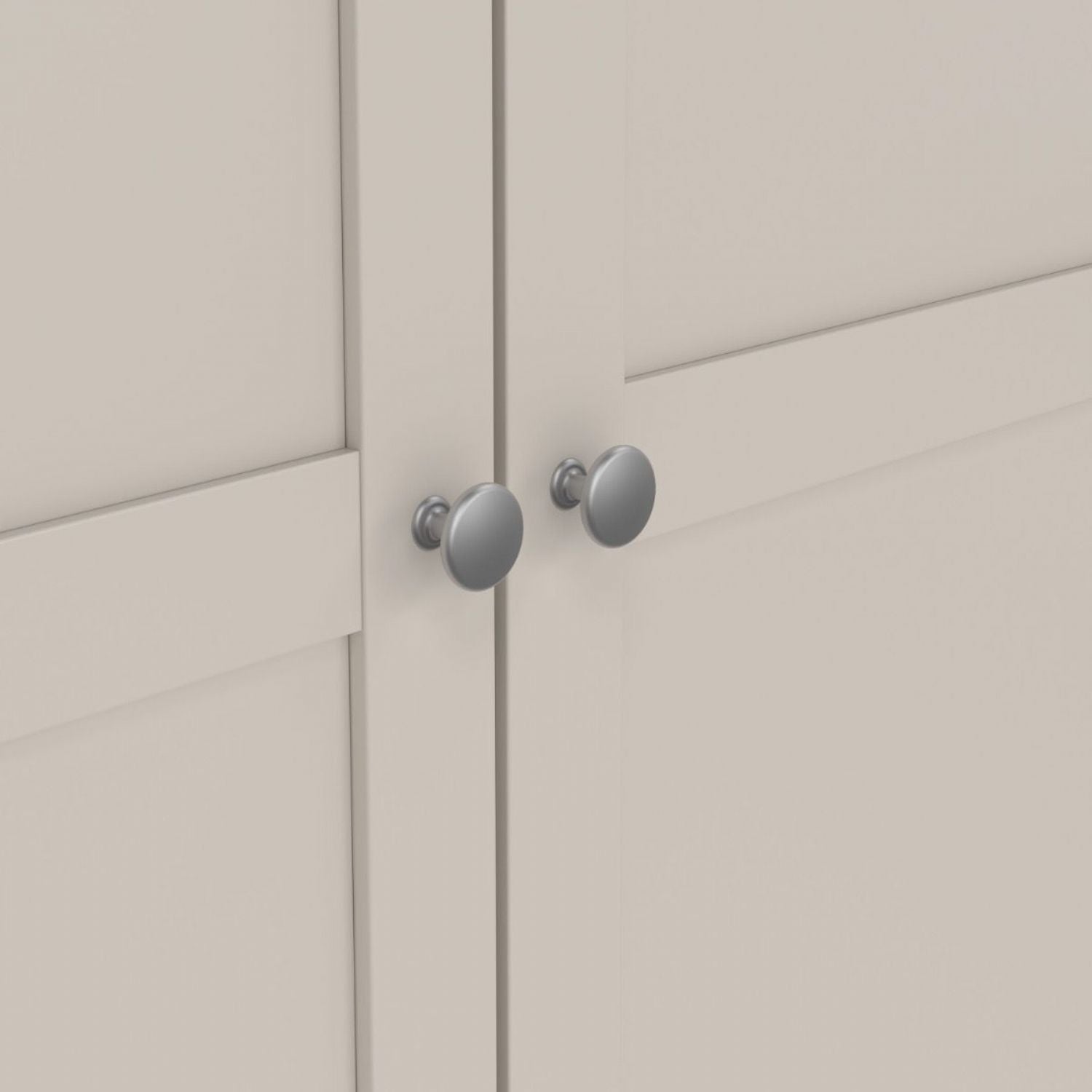 Brande Wardrobe with 2 Frame Doors in Cashmere