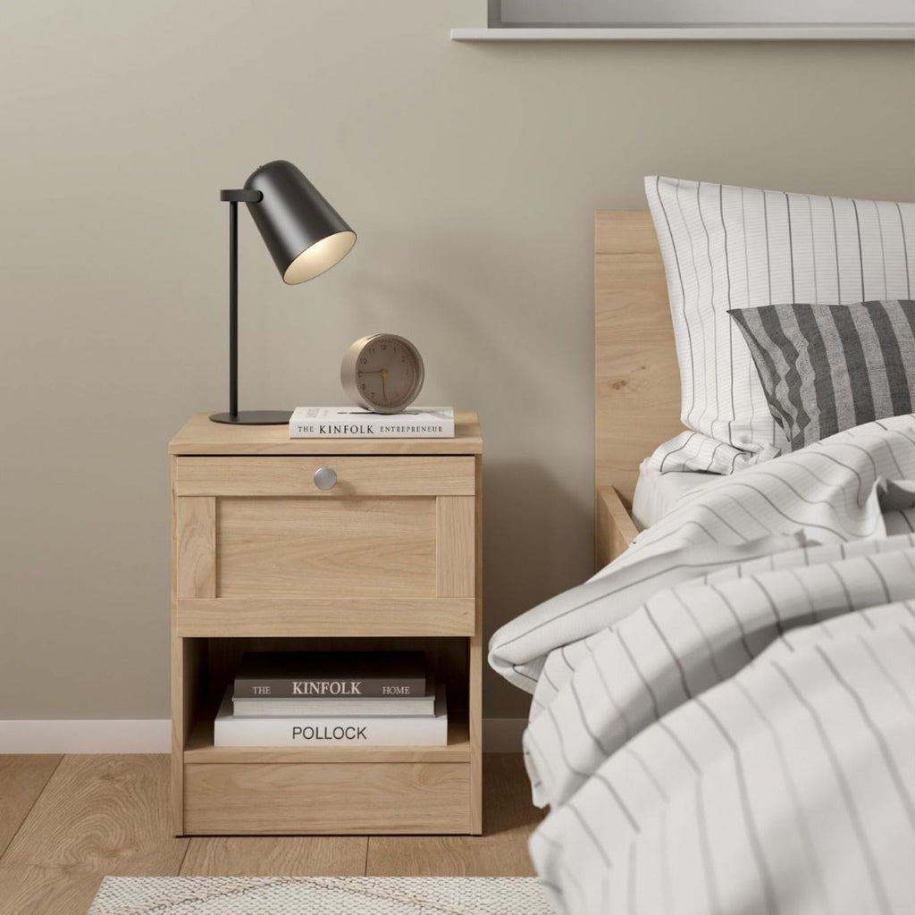 Brande Nightstand with1 Frame Drawer in Jackson Hickory