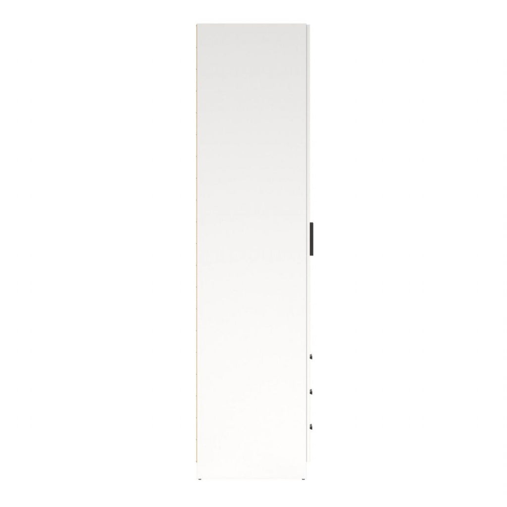 Sprint Wardrobe with 2 Doors + 3 Drawers in White