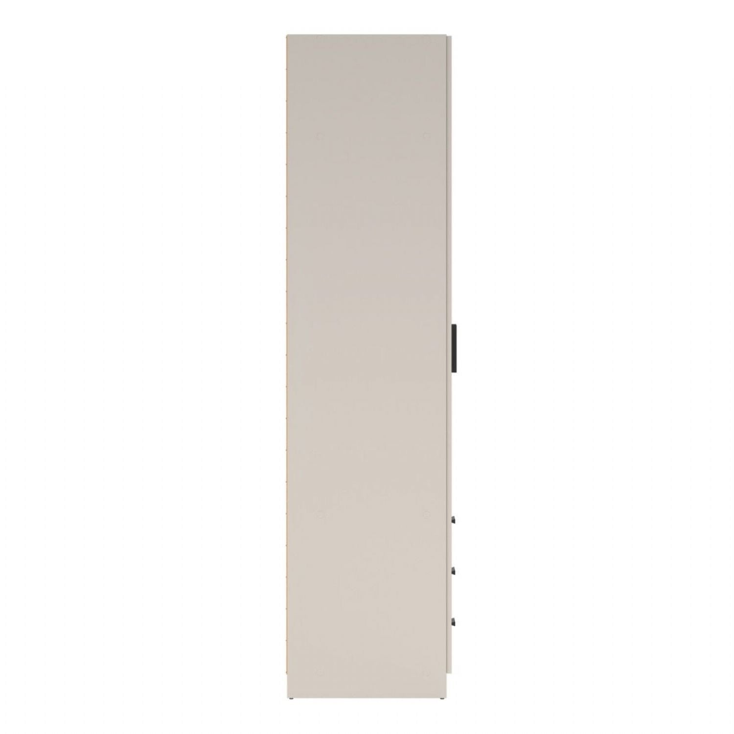 Sprint Wardrobe with 2 Doors + 3 Drawers in Cashmere