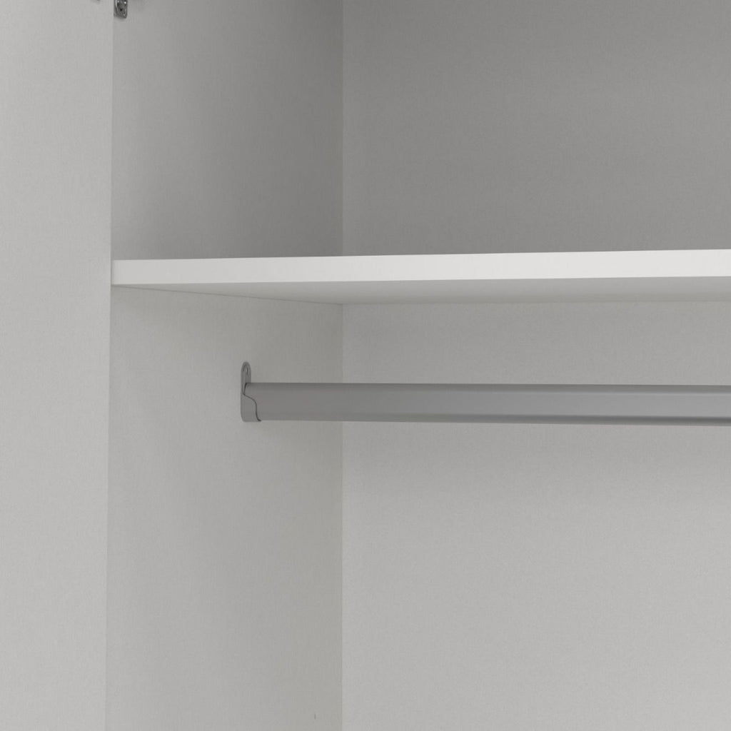 Sprint Wardrobe with 4 Doors + 3 Drawers in White