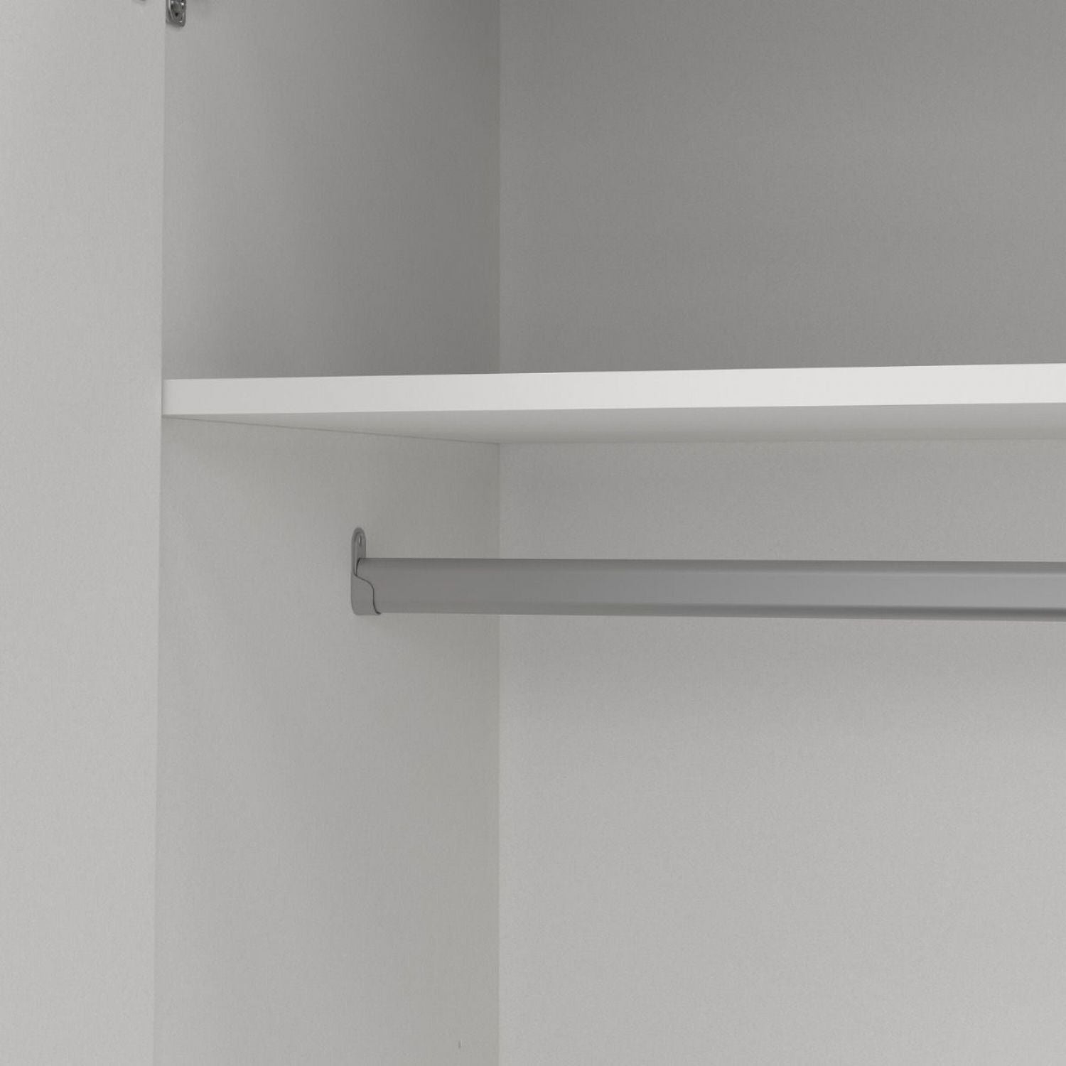 Sprint Wardrobe with 4 Doors + 3 Drawers in White