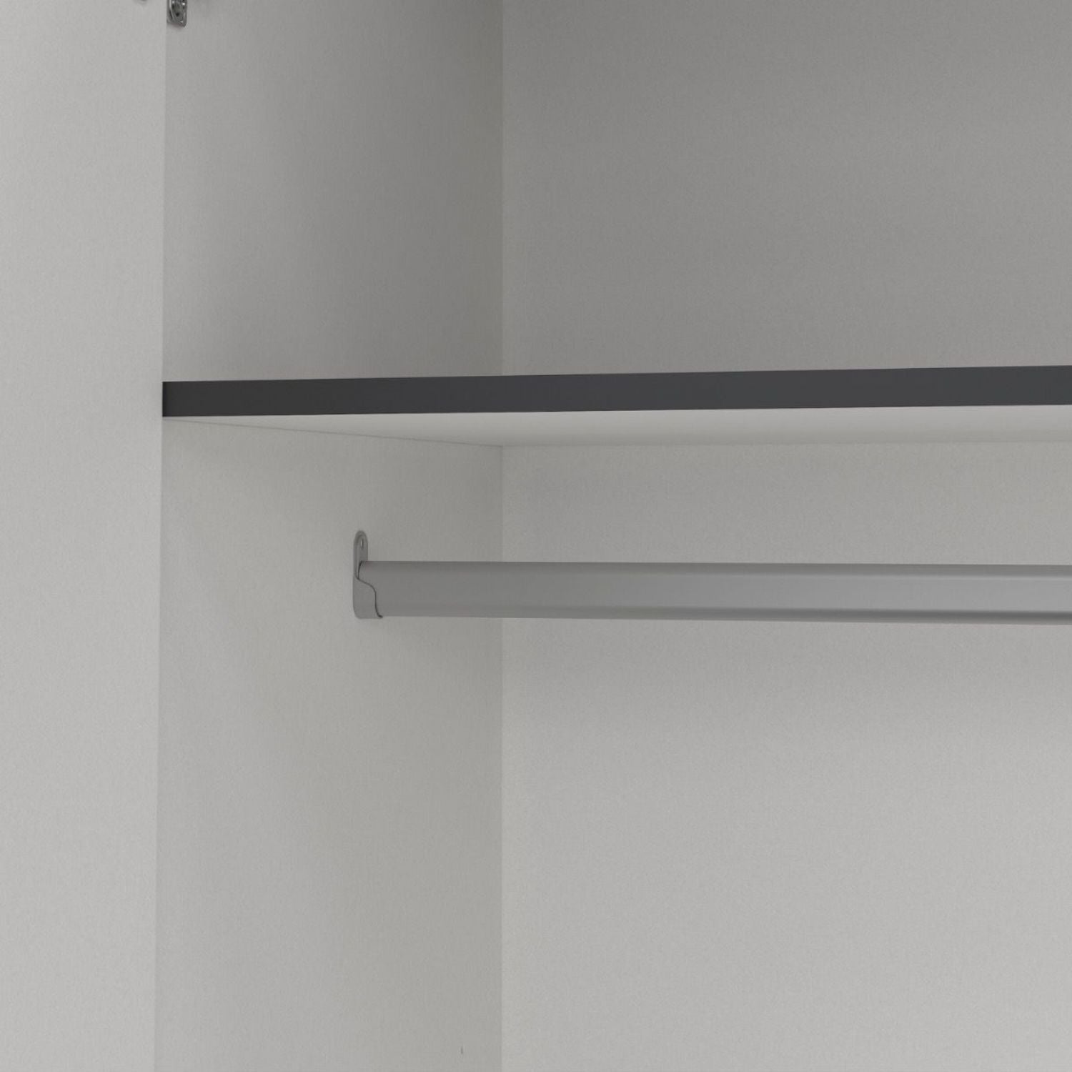 Sprint Wardrobe with 4 Doors + 3 Drawers in Matt Grey