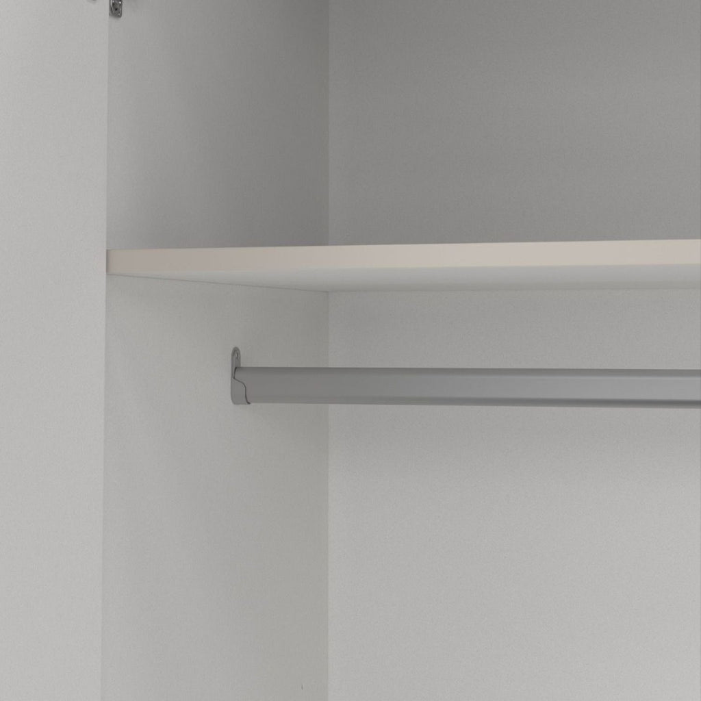 Sprint Wardrobe with 4 Doors + 3 Drawers in Cashmere