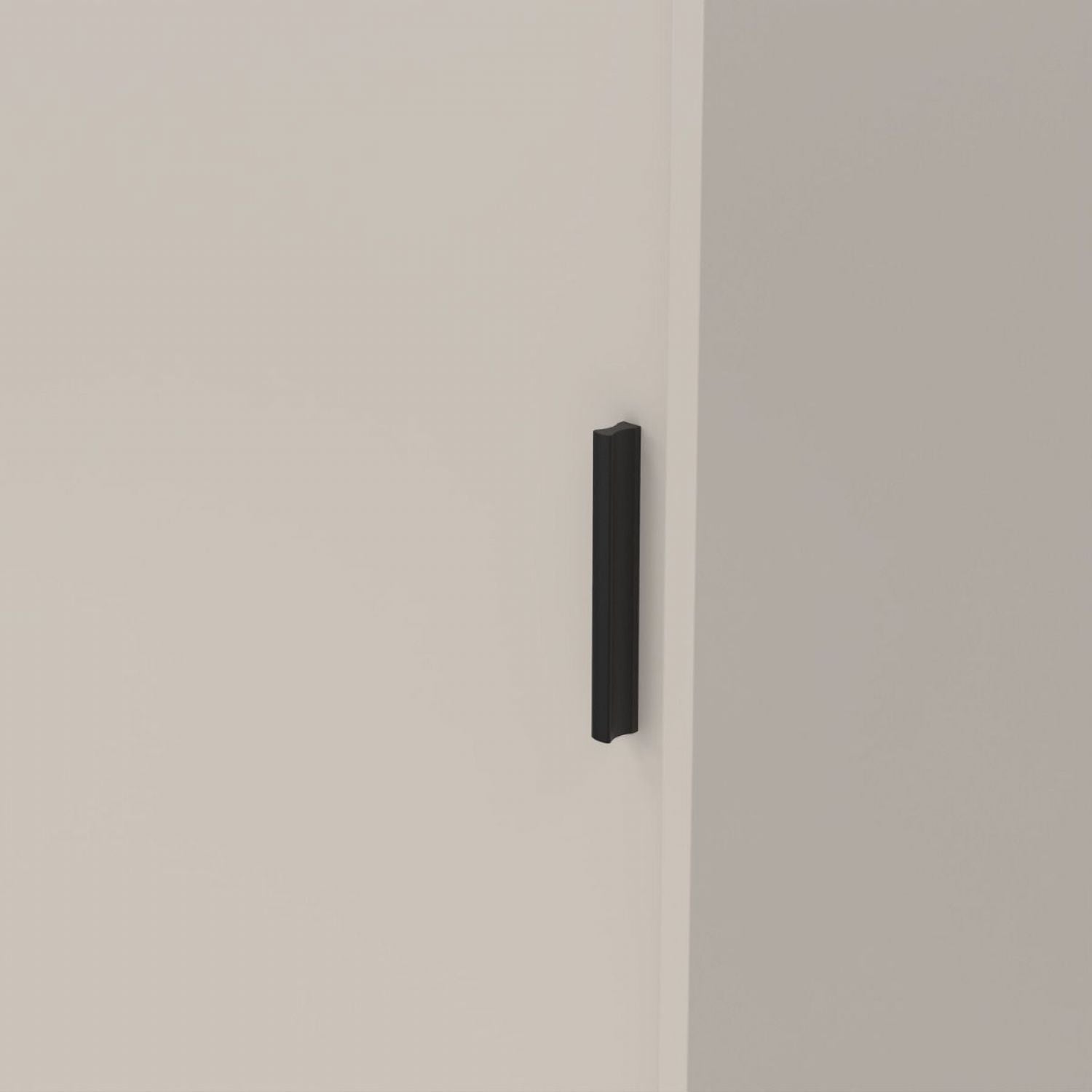 Naia Wardrobe with 1 Sliding Door 1 Std Door & 3 Drawers in Cashmere