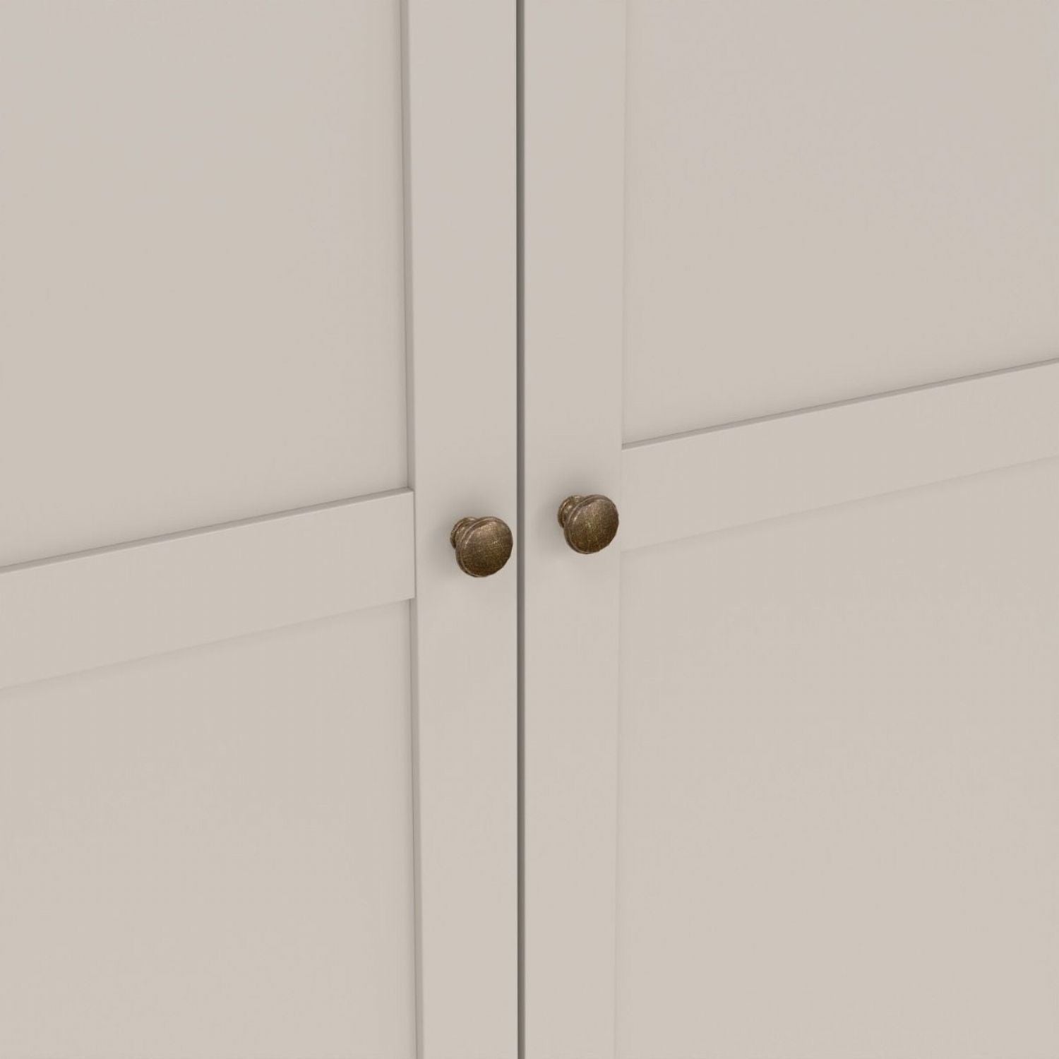 Paris Wardrobe with 2 Doors in Cashmere